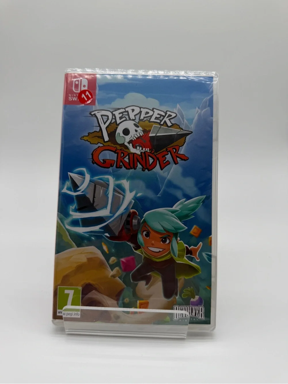 Nintendo Pepper Grinder - Blue & Green Cover Art